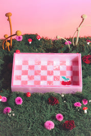 Bandeja Rosa Cereja – Colab Cafellow + Pingo Studios