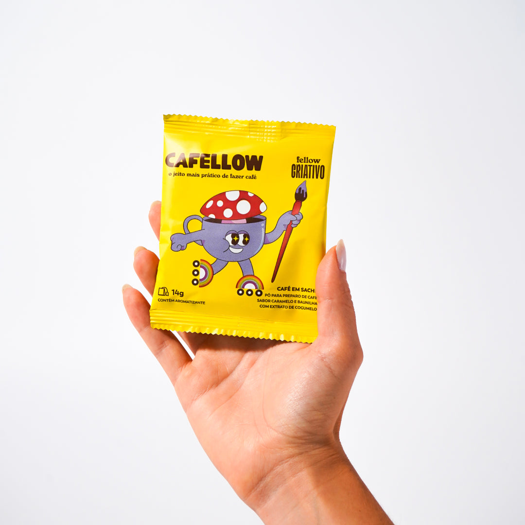 Caixa Fellow Criativo - Café em sachê coado