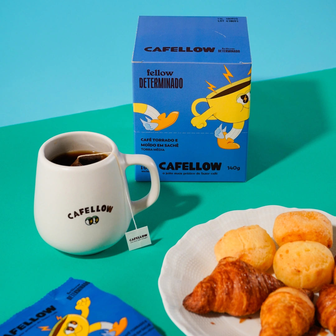 Caixa Fellow Determinado - Café em sachê coado