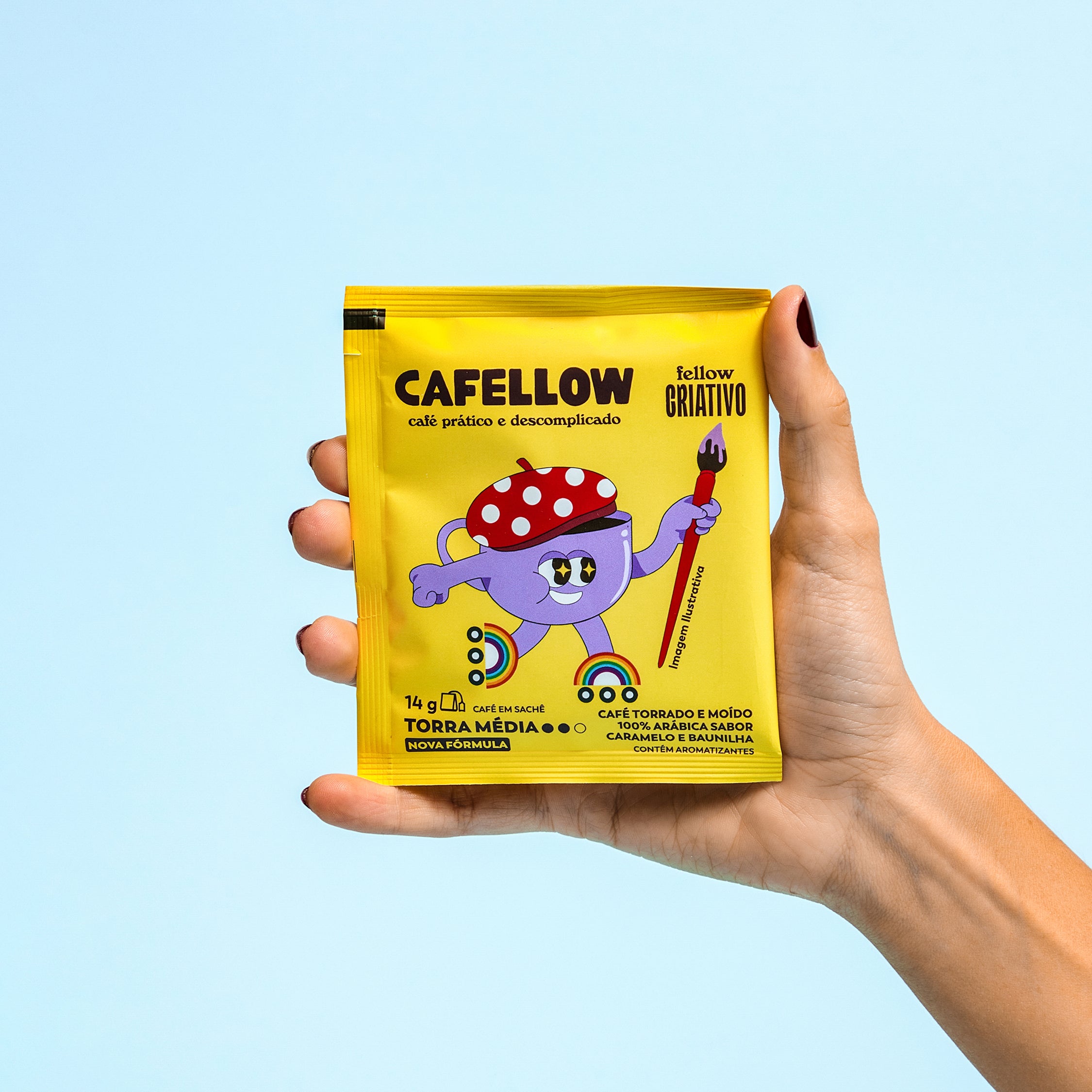 Caixa Fellow Criativo - Café Coado em Sachê