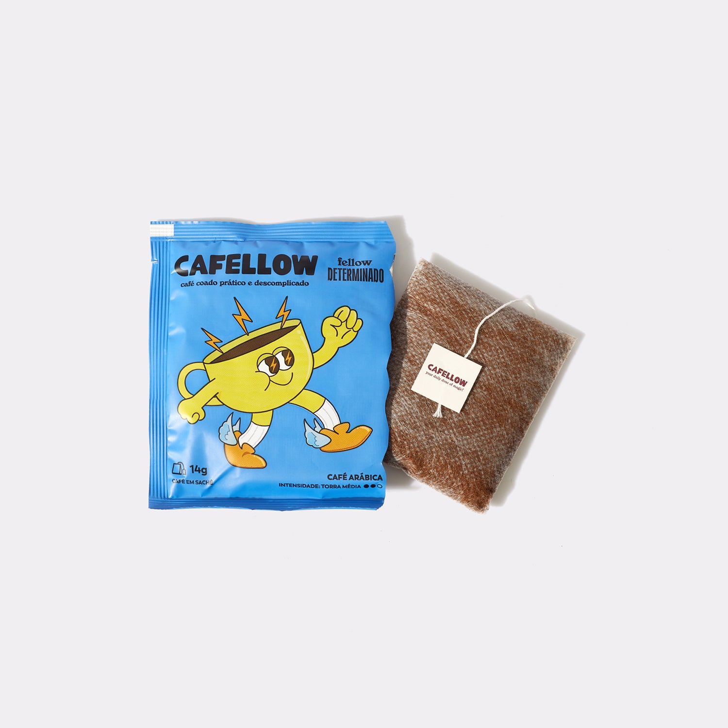 Caixa Fellow Determinado - Café em sachê coado