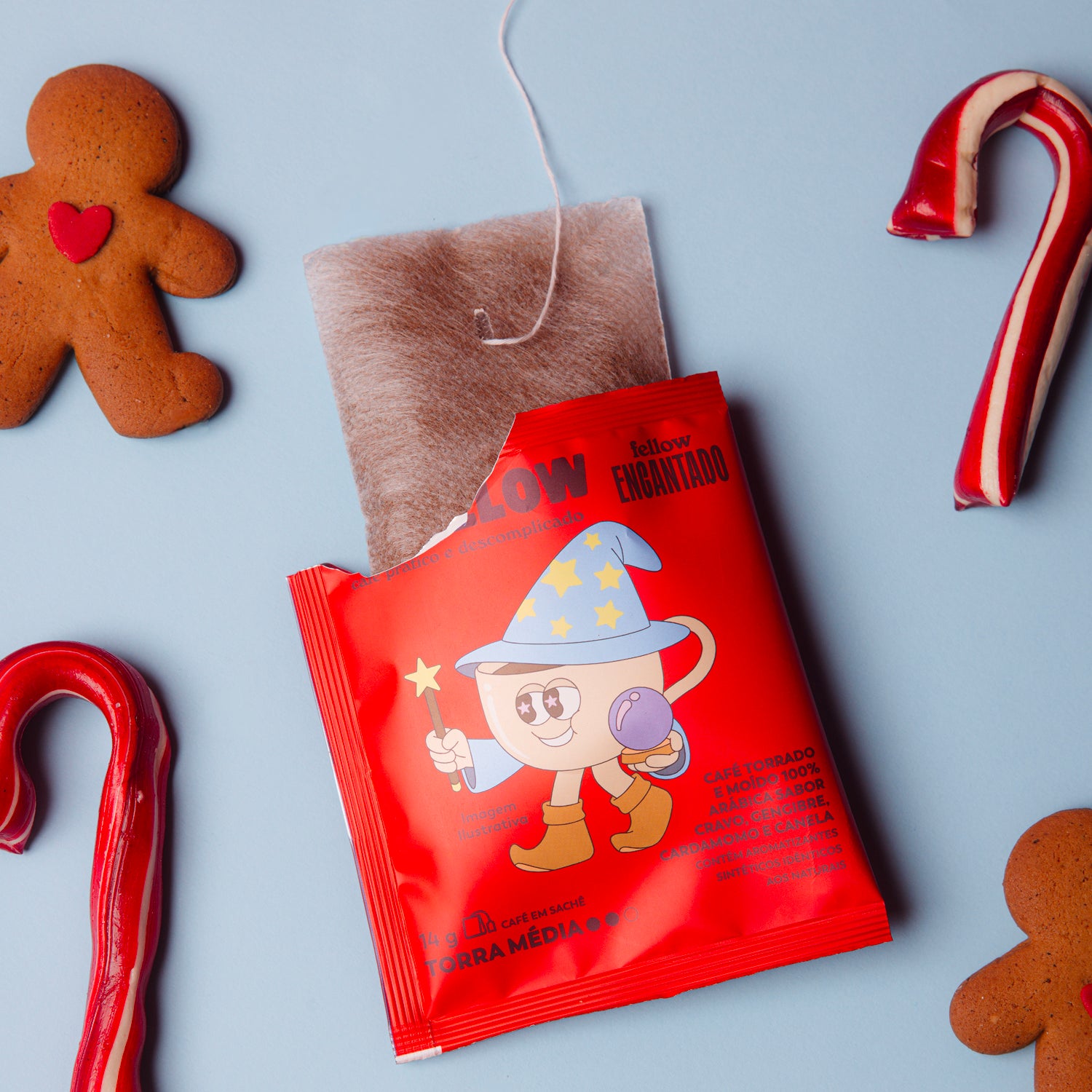 Caixa Fellow Encantado - café em sachê coado