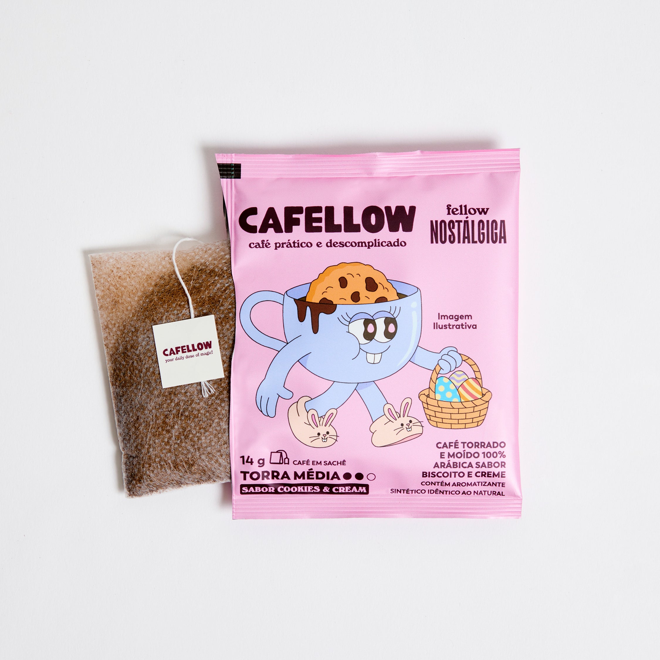 Caixa Fellow Nostálgica - Café Coado em Sachê