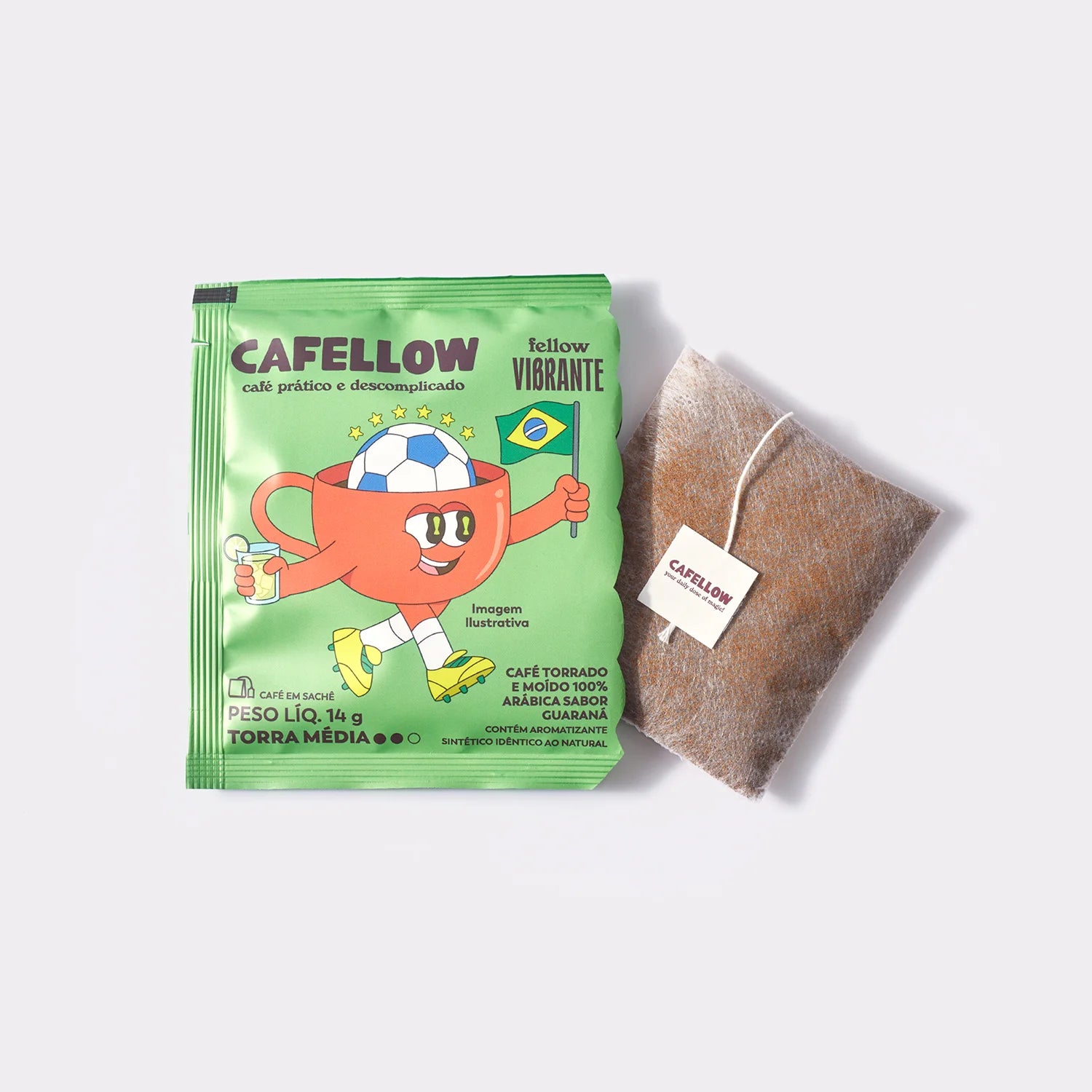 Caixa Fellow Vibrante - Café Coado em Sachê
